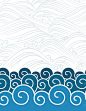 矢量中国风古典海水波浪纹背景高清素材 平面 设计图片 页面网页 平面电商 创意素材