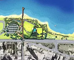 花式滨水公园处理，效果不错哟~_设计 : 项目地点： 美国纽约皇后区 面积：30亩 第二阶段的开放标志着更大的公园总体规划的实现，该规划于2013年随着第一阶段的完成而首次受到公众的欢迎。 滨海大道提供不同的功能，可以分…