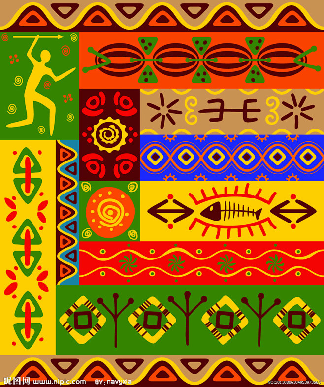 非洲民族风情装饰画