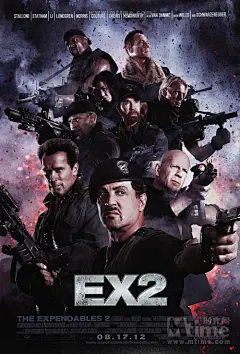 敢死队2The expendables 2(2012)预告海报 #02