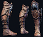 Elf Commander boots_Real_Time, Safwen Laabidi : Finaly done with this i can make it better after i finish the full character i culpted everything in zbrush and textured it in substance painter rendered in unreal and maroset toolbag 3 the original concept 