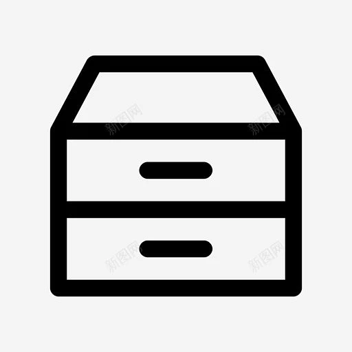 文件柜储藏室办公室图标 橱柜 icon 标识 标志 UI图标 设计图片 免费下载 页面网页 平面电商 创意素材-花瓣网