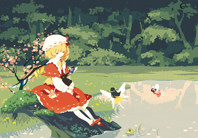 「春の午後、霧の湖のほとり」/「PENP...