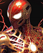 Spiderman and the symbiote