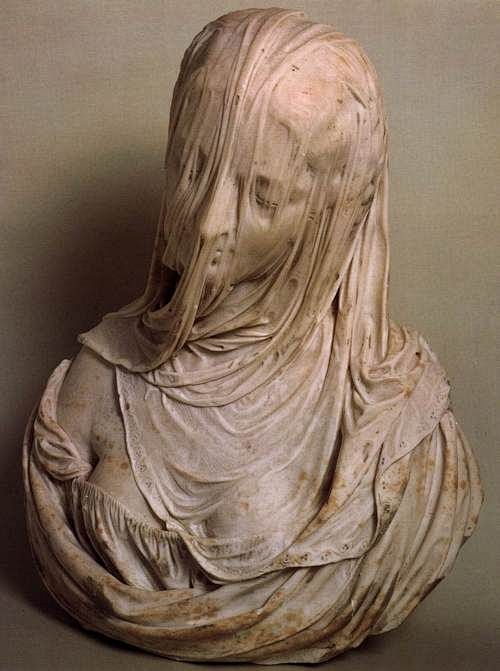 Bust of a veiled wom...