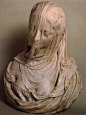 Bust of a veiled woman  Antonio Corradini (1668 - 1752)