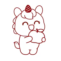马宝宝表情包卡通插画线稿72-21
