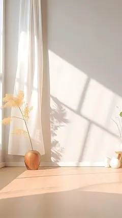 背景通用暖色调简约家具背景场景图片素材素材-花瓣网