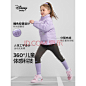 迪士尼（Disney）童装女童立领轻薄羽绒服2024春秋新款儿童防风防水外套洋气秋冬 矿物紫 130【图片 价格 品牌 报价】-京东