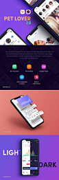 80多个独特的iOS X屏幕宠物社交网络和健康跟踪应用程序UI工具包（含sketch和XD源文件）_UI集合_乐分享素材网_psd素材_平面素材_png素材_免费素材_素材共享平台