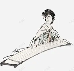 唯美古代女子 平面电商 创意素材