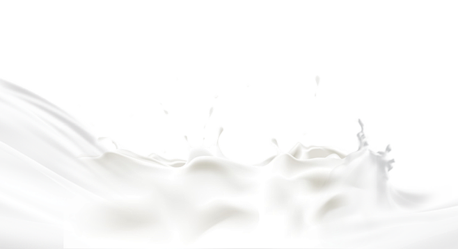 流动-牛奶-素材
