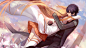 刀剑神域桐人&亚丝娜壁纸 动漫情侣图片。#动漫#图片来源：http://www.acgrenwu.cn/dm/sao/