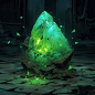 魔石，石头，水晶，游戏素材，ai绘画01