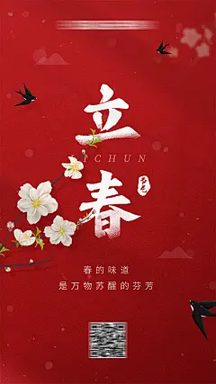 立春节气移动端海报-设计素材-shejisc.cn
