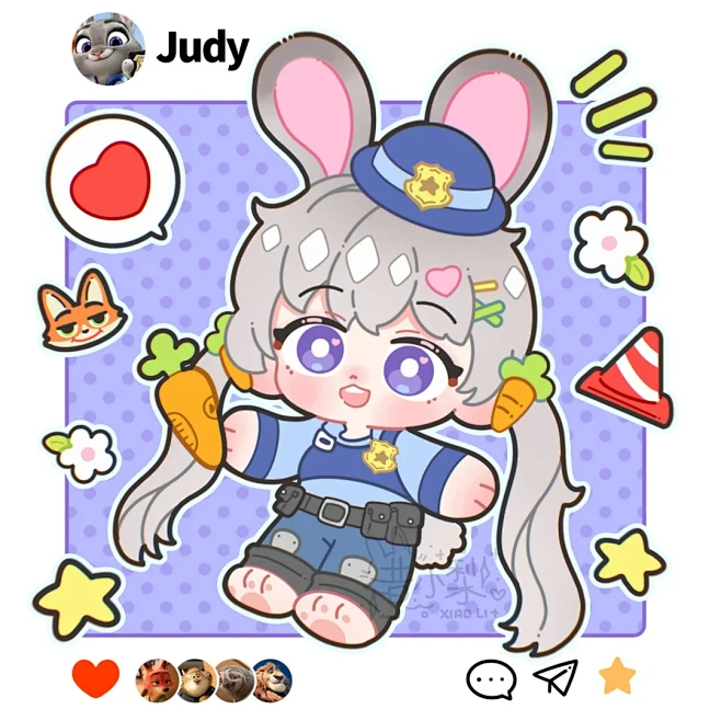 朱迪｜兔子警官｜疯狂动物城