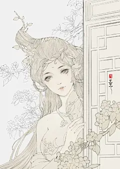 提前画一下~估计后面还要调整~衣服主题是【山鬼】衣服的特效是召唤文狸和赤豹~
萝莉和正太的衣服大概有个方向惹！成男毫无头绪！ ​​​​