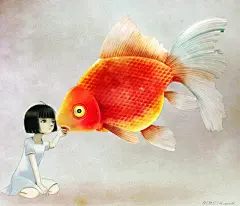 #Original 金魚 - キノミキン的插画