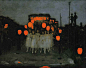 Thomas Cooper Gotch, "The Lantern Parade" | The paper lanterns of Jap…