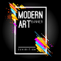 modern banner Free Vector