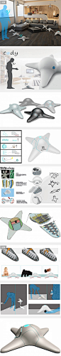 海星机器人吸尘器 - 创意设计 - 设计博闻 - BillWang 工业设计