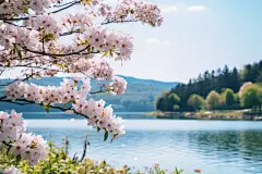 春景花朵图片摄影图