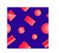 80~90年代孟菲斯风格复古抽象几何流体渐变形状无缝拼接图案