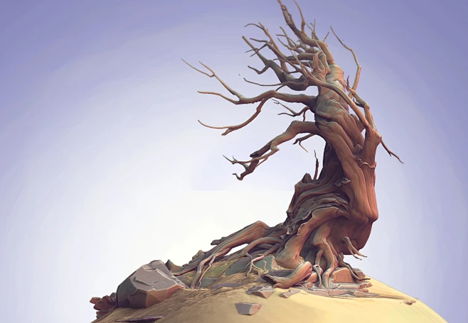 Tree practice-花瓣网