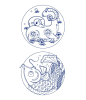 传统图案-羊、鱼纹样