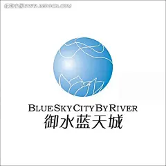 御水蓝天城标志CITY|LOGO|vi设计|标识|标志|标志设计|房地产标志设计|公司logo|公司标志|企业标志|矢量标志|矢量素材