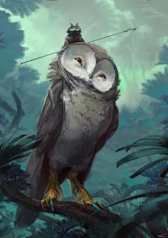 英国插画师的一组气势恢宏赏心悦目的插画作品！画技真是相当厉害