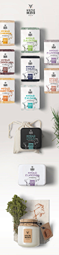 KOZIE MLEKO / GOAT MILK branding and packaging : We created branding and naming with packaging concept for natural, hand-made soaps. Manufacturer was to make them of goat milk, with addition of natural ingredients. Hand-drawn goat, friendly logo and natur