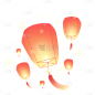中国风中秋节氛围贴纸