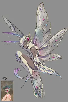 来自微博：画货 
人物概念设计
画师：아리씨 Ari_byun
twi：byunddd ​​​​