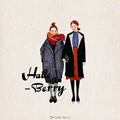 闺蜜，就是另一个自己~ #手绘达人#（作者：@Halle-Berry ） ​（转）via @手绘插画教程 ​​​​