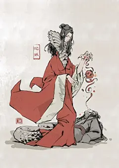 黑悟空古风人物画 (5)