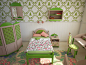 孩子房间的小森林，健康绿色装饰