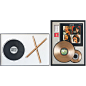 观川现代摇滚英国乐队黑胶唱片手工实物装置挂画样板儿童房间男孩-淘宝网