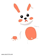 卡通小兔子插画矢量图片png免抠元素卡通手绘背景装饰免扣图片