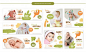 Cute animals baby sale banners set