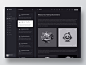 Monochrome Dark Notes Ui Kit