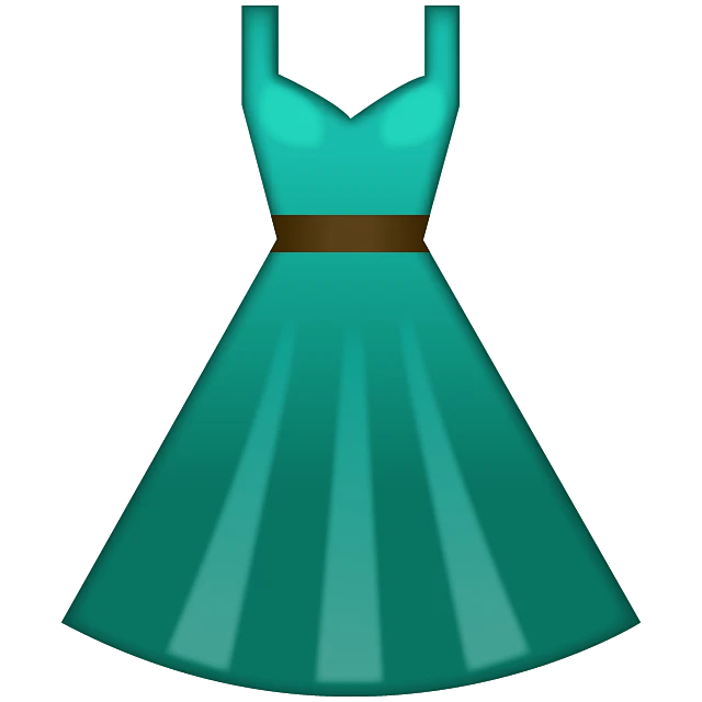 Green Dress Emoji-花瓣网