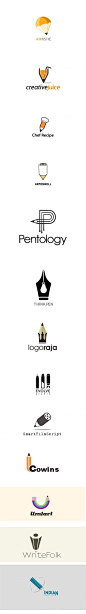 以铅笔为元素logo   #logo#