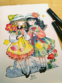 殷三月采集到殷三月插画