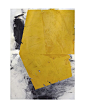 IVO STOYANOV  "YELLOW #22" ; Mixed Media on Canvas ; 68''X 48'':