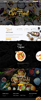 餐厅网站设计，来源自黄蜂网http://woofeng.cn/