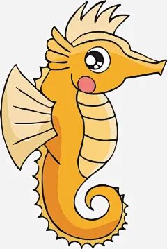 海龙png免抠素材_新图网 https://ixintu.com 海龙 海洋生物 黄色