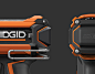 RIDGID 18v HyperDrive Nailers : Vision : Implementation of the RIDGID GEN5X Visual Brand Language to a new category of power tools.