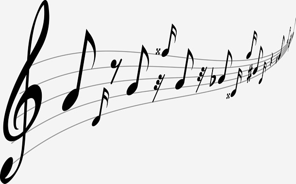 黑色乐谱高清素材 乐谱 乐谱图 五线谱 .