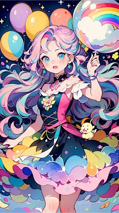 动漫美女，都市小说，人物设计，插画设计，梦幻，温馨治愈